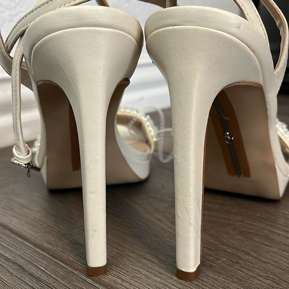 Sam Edelman Jade Pearla Embellished Women's High Heel Sandals Size 9.5 - Picture 6 of 9